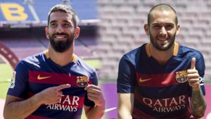 Arda Turán y Aleix Vidal (foto: http//:cde.3.depor.pe)